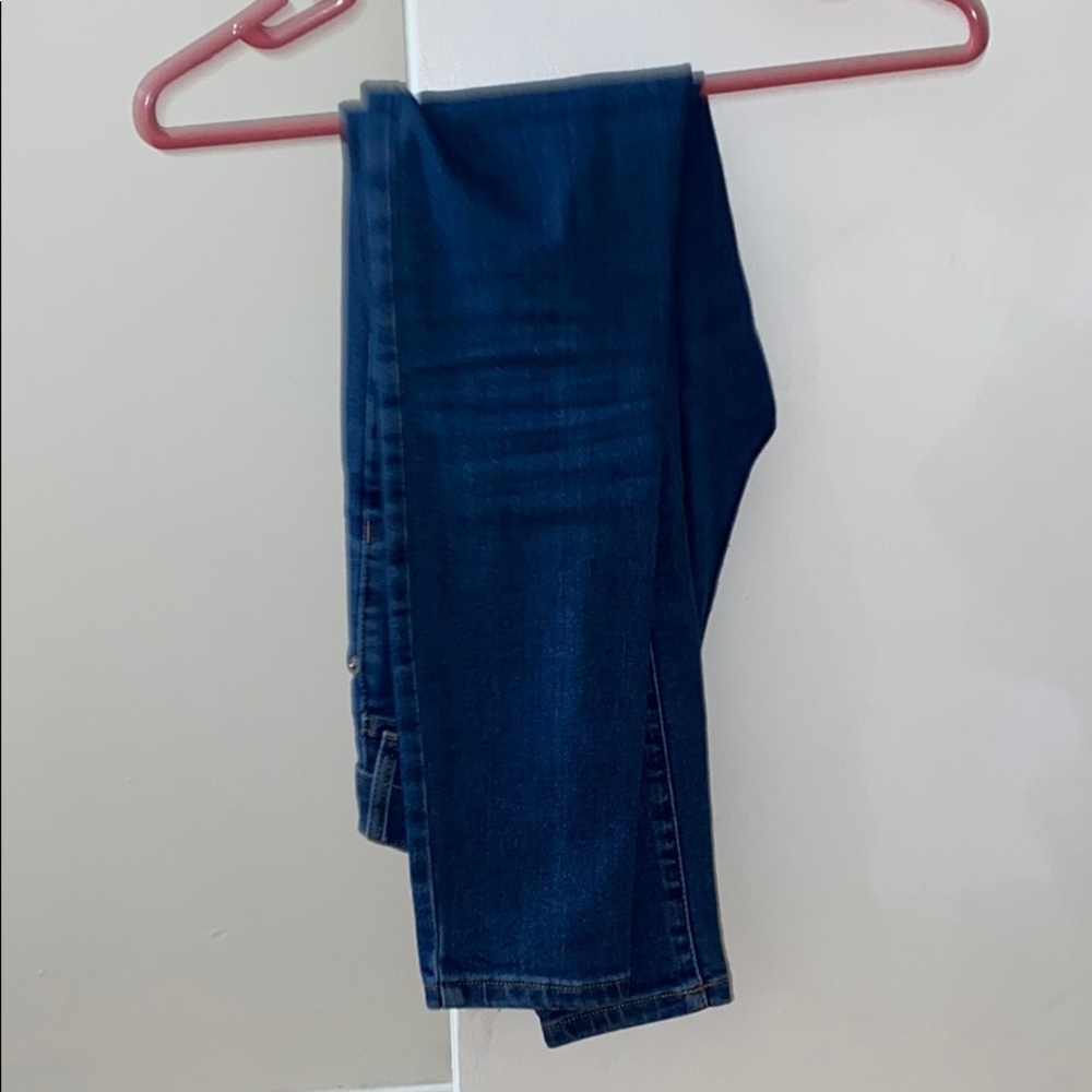 Everlane light wash skinny jeans